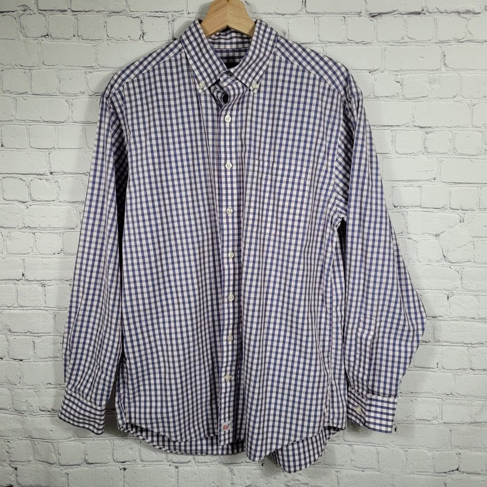 Vineyard Vines Shep & Ian Murray Long Sleeve Gingham Plaid Men's Button Up Shirt